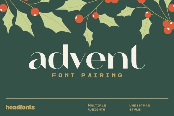 Advent Font Pairing for Modern Web Design
