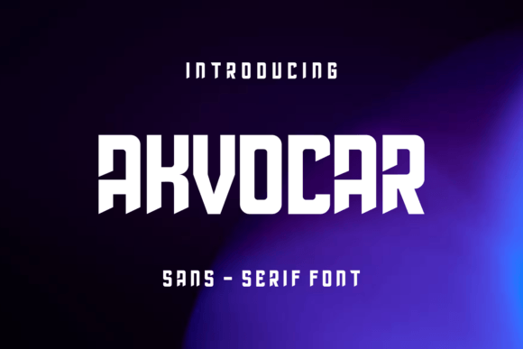 Akvocar: A Clean Sans Serif Font for Modern Web Design