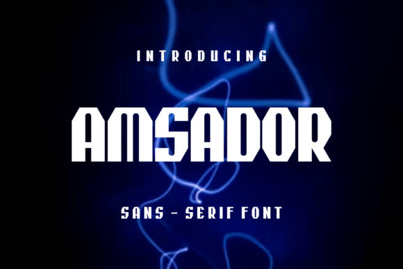 Amsador: A Unique Sans Serif Font for Modern Branding Projects