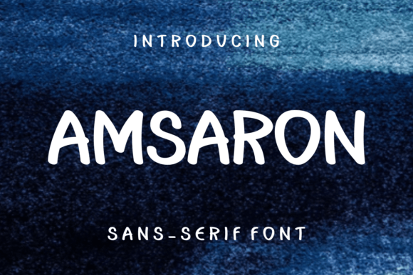 Amsaron Font: Distinct Sans Serif for Editorial Design