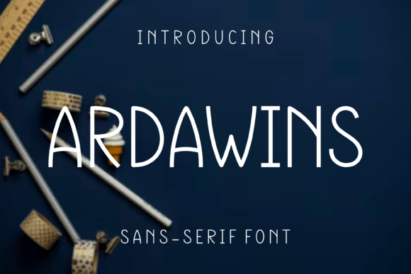 Ardawins Font: Elevating Campaign Visuals with Unique Sans Serif Style