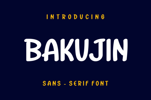 Bakujin Font: Modern Sans Serif for Digital Marketing