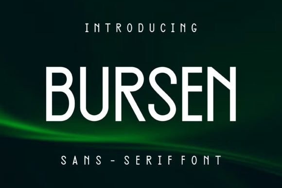 Bursen Font: A Classic Sans Serif for Makers