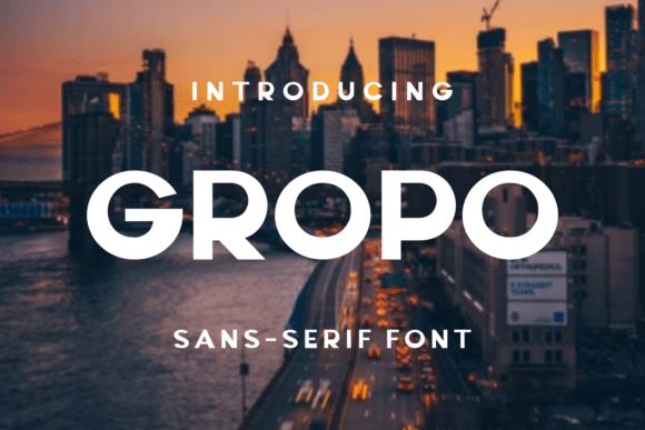 Gropo Font Review for Handmade Product Design
