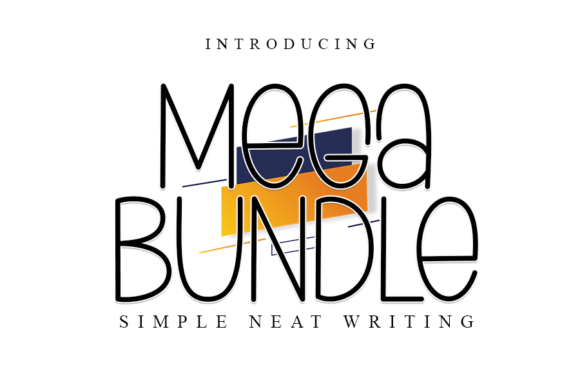 Mega Bundle: A Modern Handwritten Sans Serif Font for Digital Design