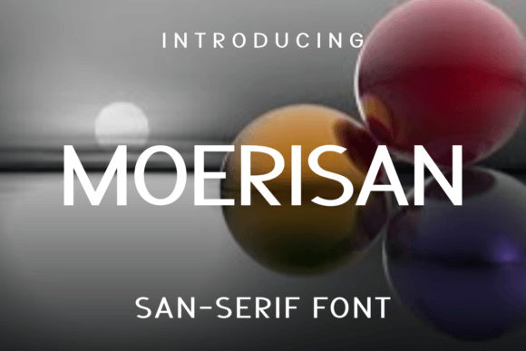 Moerisan Font: Unique Sans Serif for Digital Campaigns