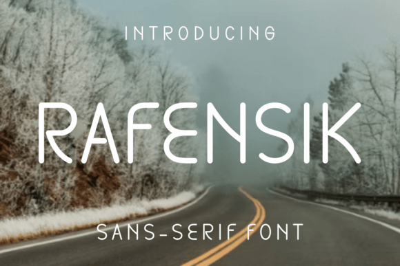 Rafensik Font: Trendy Sans Serif for Modern Web Design