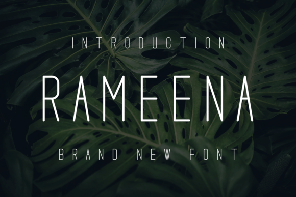 Rameena Font: Elegant Sans Serif for Digital Design