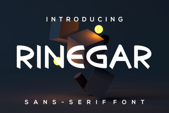 Rinegar Font: A Unique Sans Serif for Modern Design