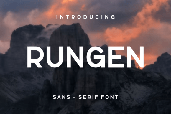 Rungen Font: Elevating Digital Campaign Visuals