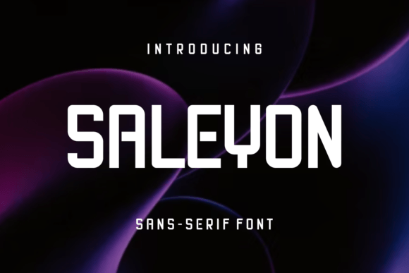 Saleyon Font: Elevate Handmade Products and Printables