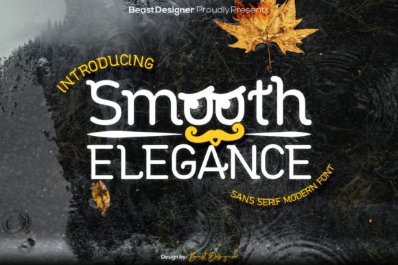Smooth Elegance: A Sans Serif Font for Timeless Editorial Design