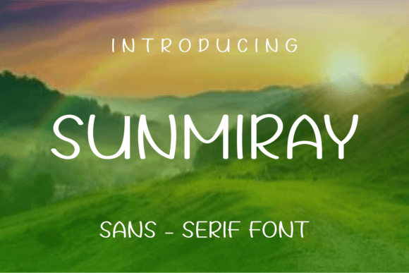 Sunmiray Font: Unique Sans Serif for Digital Marketing