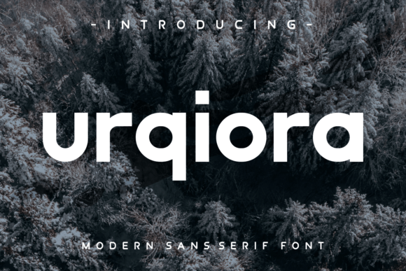 Urqiora Font: Modern Sans Serif for Makers