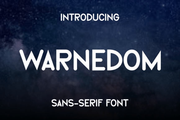 Warnedom Font: Unique Sans Serif for Web Design