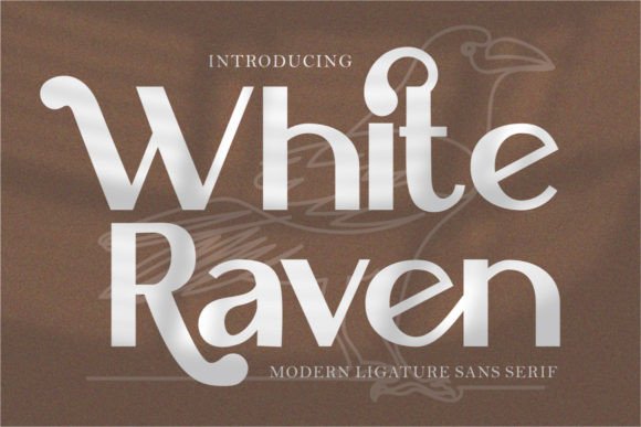 White Raven: A Cool Sans Serif Font for Modern Branding