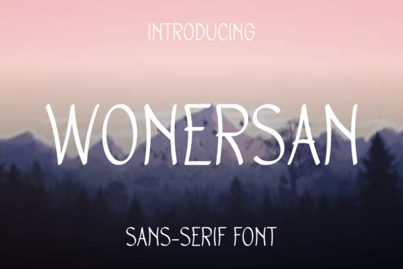 Wonersan Font Review for Handmade Labels and Shop Branding